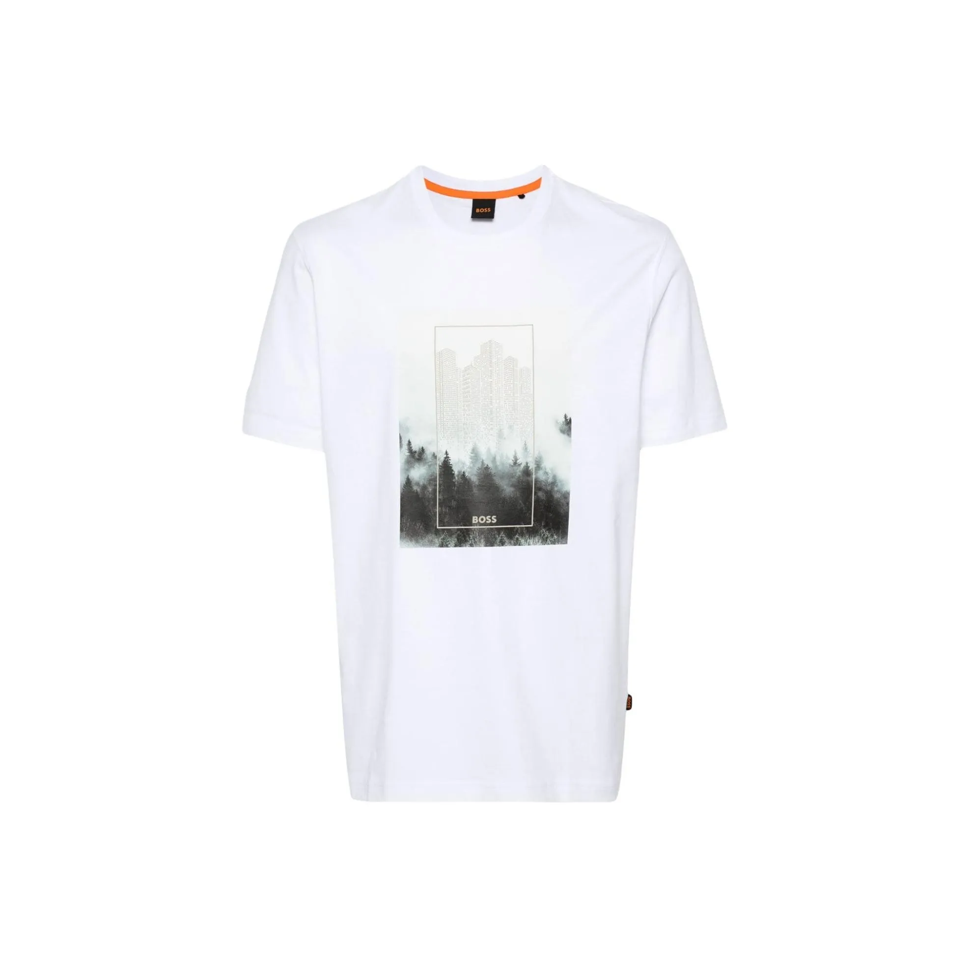 HUGO BOSS Photograph print Cotton T shirt