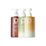3종 세트 A: 수분 공급 샤워 젤 520ml + 오일 컨트롤 샴푸 520ml + 광택 헤어 컨디셔너 520ml