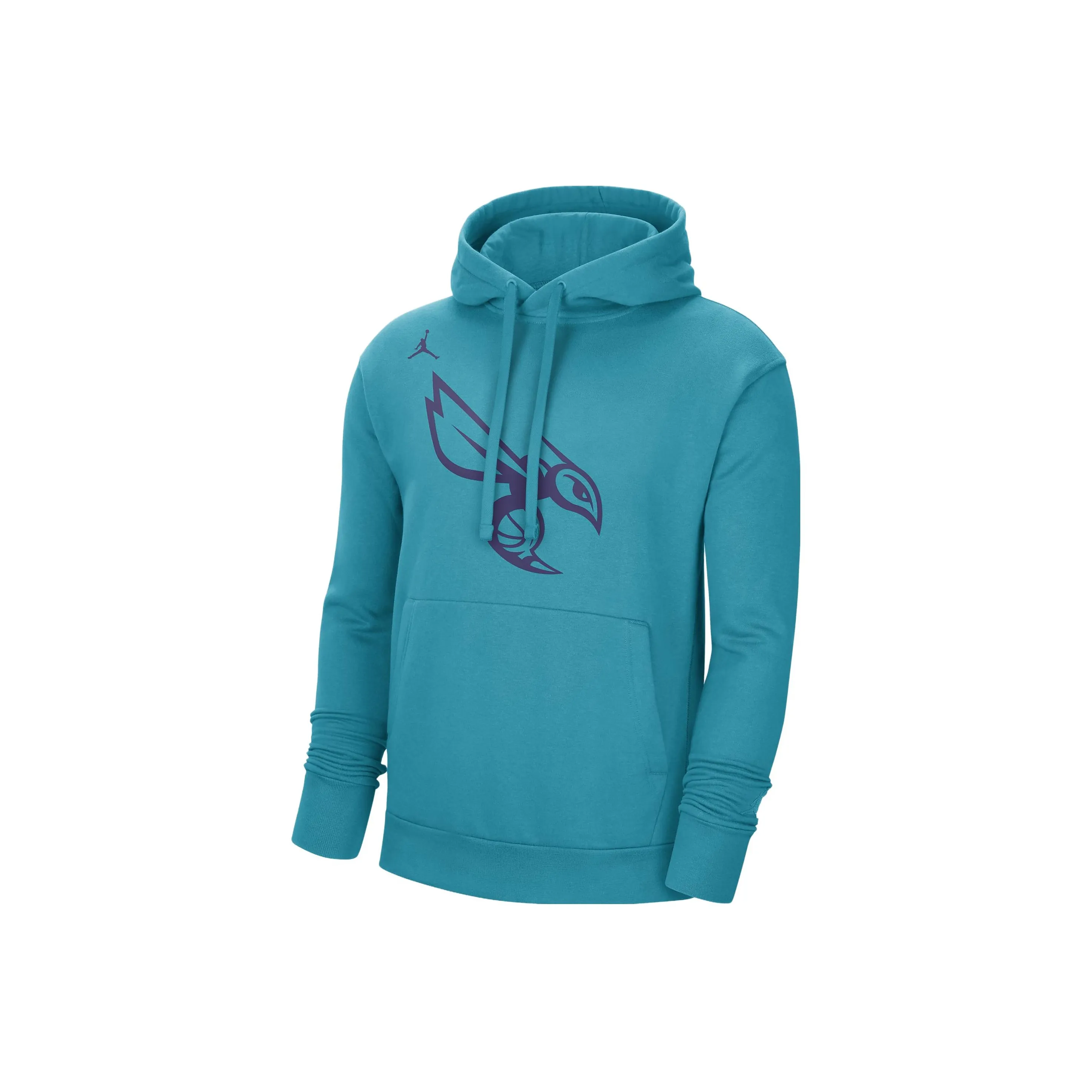 Jordan Nba Charlotte Hornets Essential Fleece Pullover Loose Fit Hoodie
