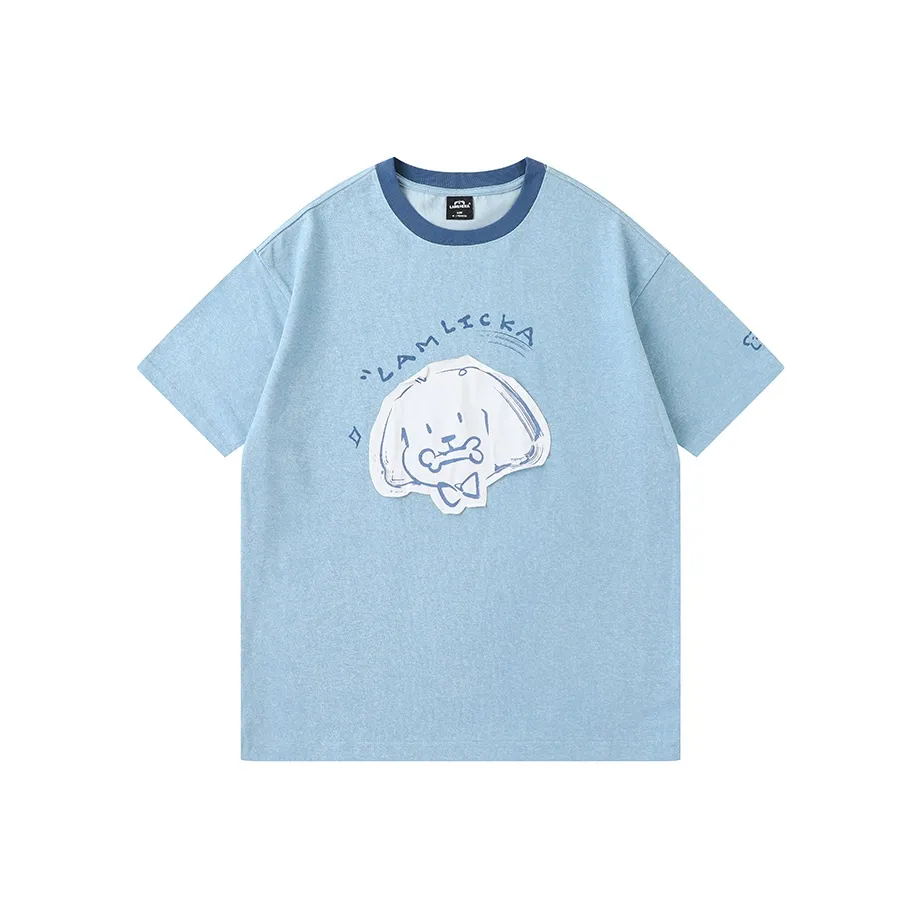 LAMLICKA T Shirts Unisex Blue