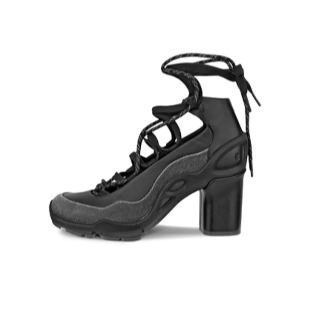 Ecco Biom C Грубый каблук Высокие каблуки Женские Черный