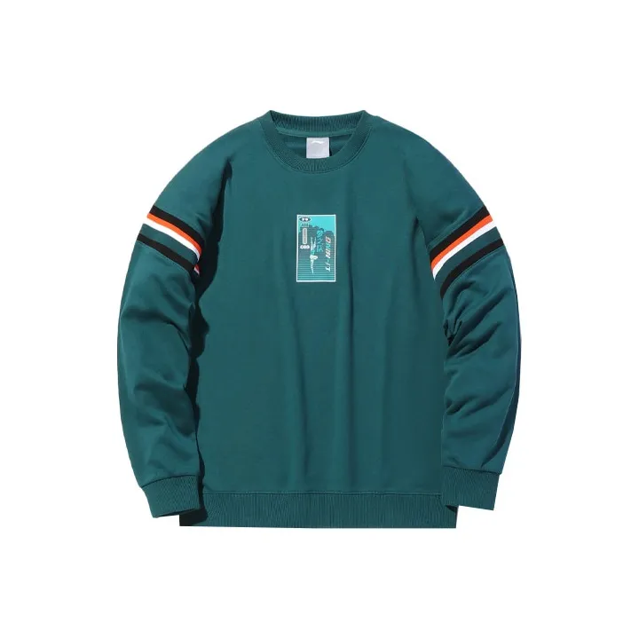 LINING Sports Fashion Collection Sweatshirts Men's Marine Blue