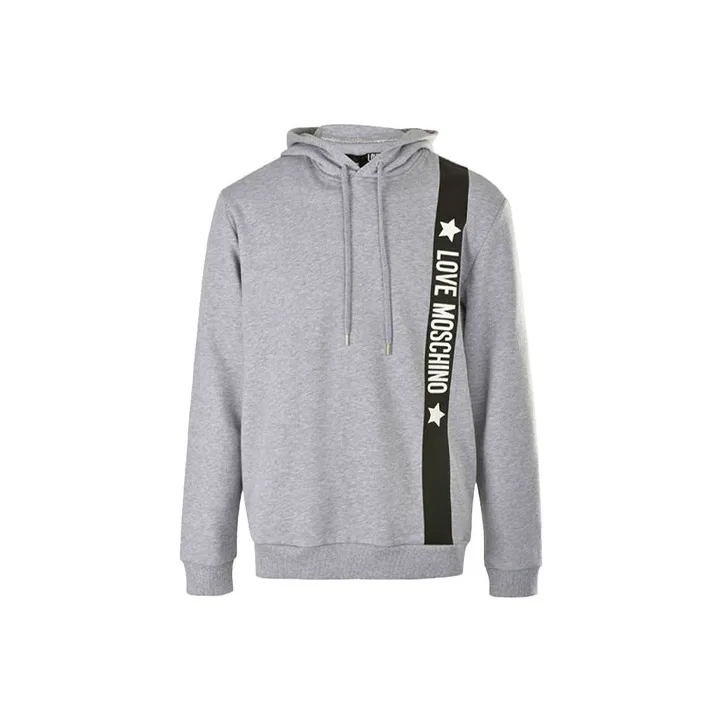 LOVE MOSCHINO Sweatshirts Men's Gray