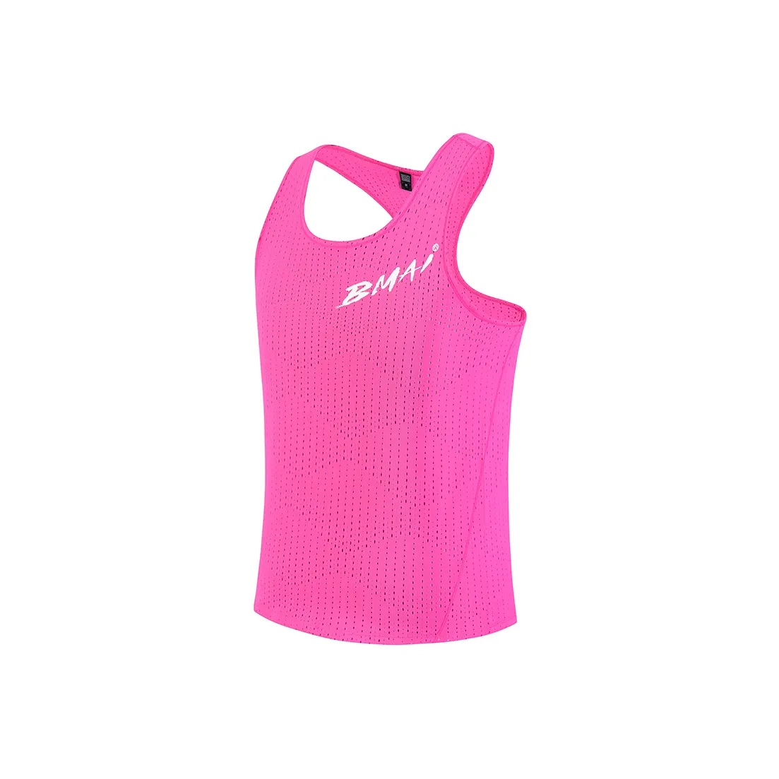 BMAI Бег Майка Мужская Неоновый Розовый