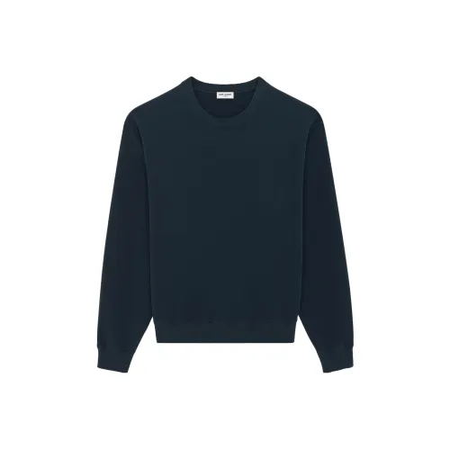 SAINT LAURENT Синий Мужские Свитшоты