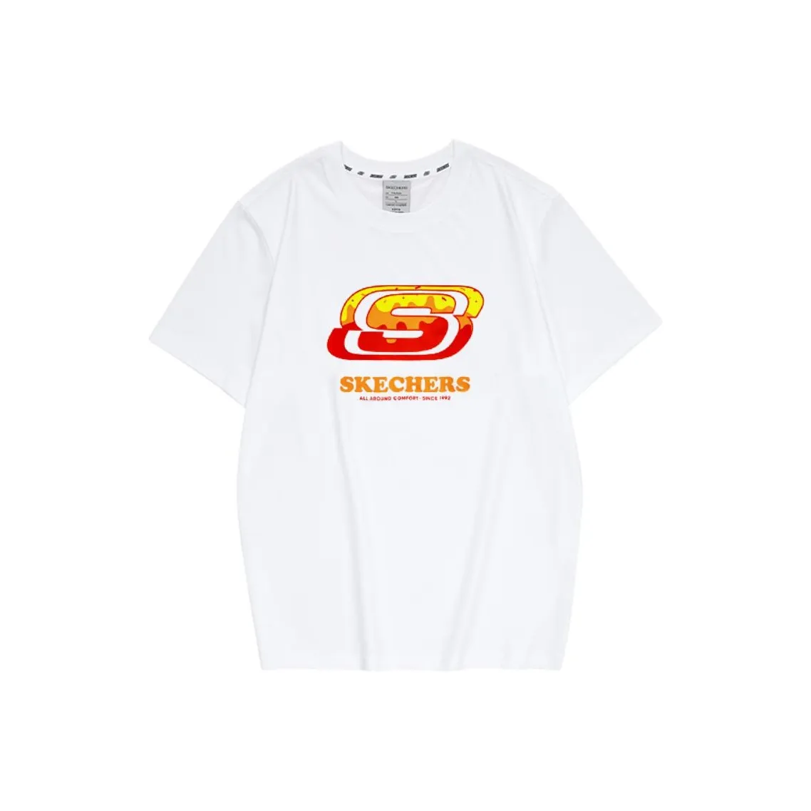Skechers Colorful T-Shirt Унисекс Bright White