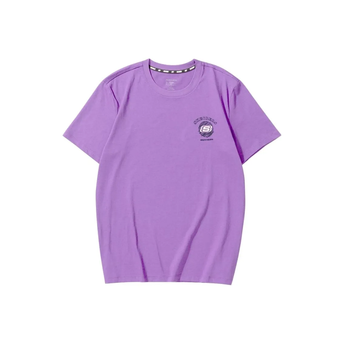 Skechers Colorful T-Shirt Унисекс Кристально-фиолетовый