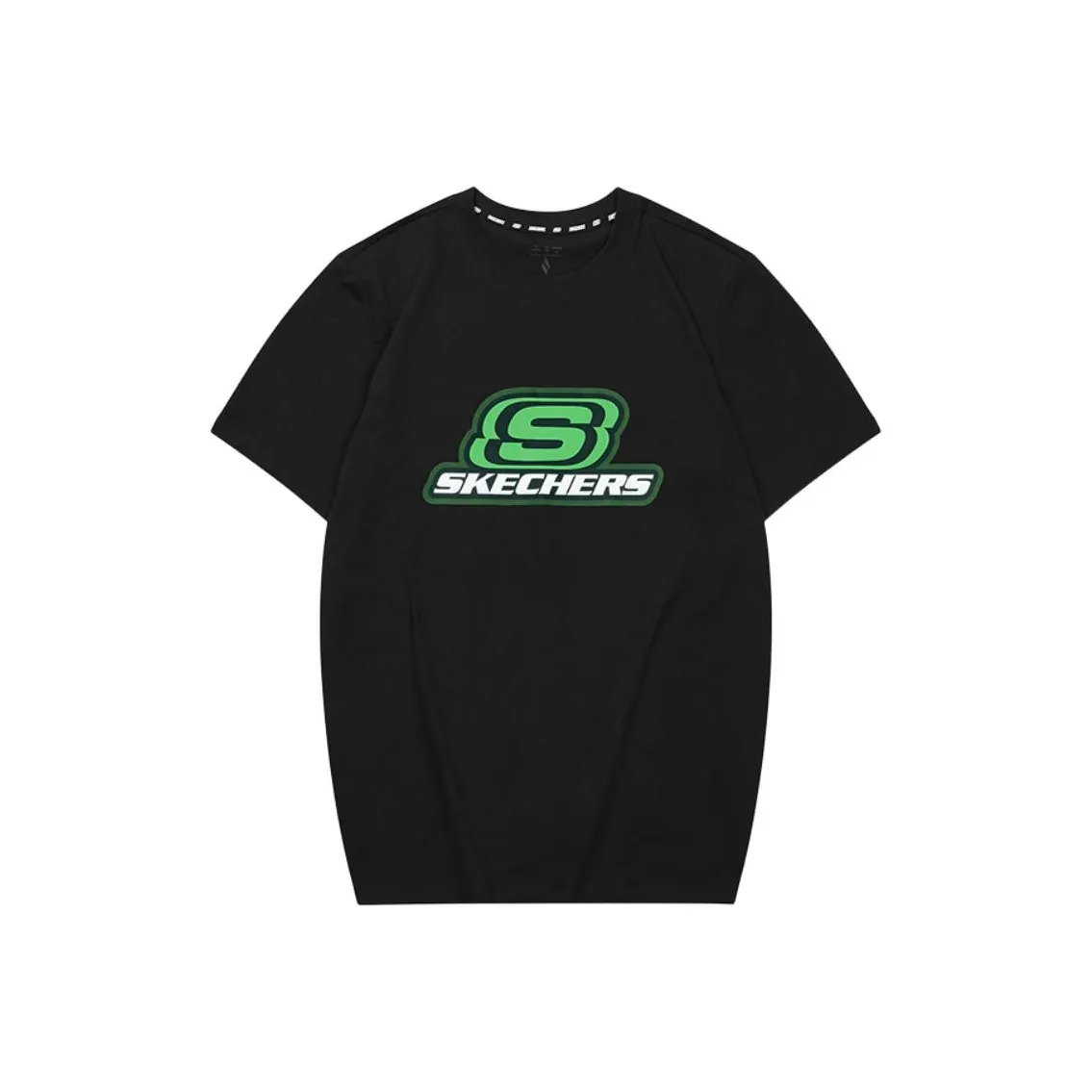 Skechers T-Shirt Мужской Угольный Черный