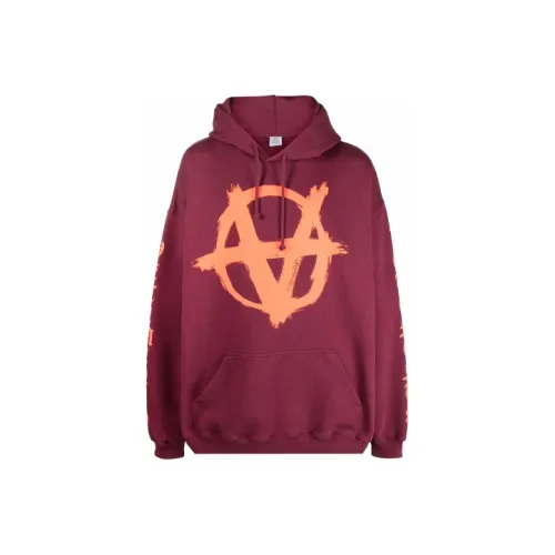 Vetements Красный Унисекс Свитшоты