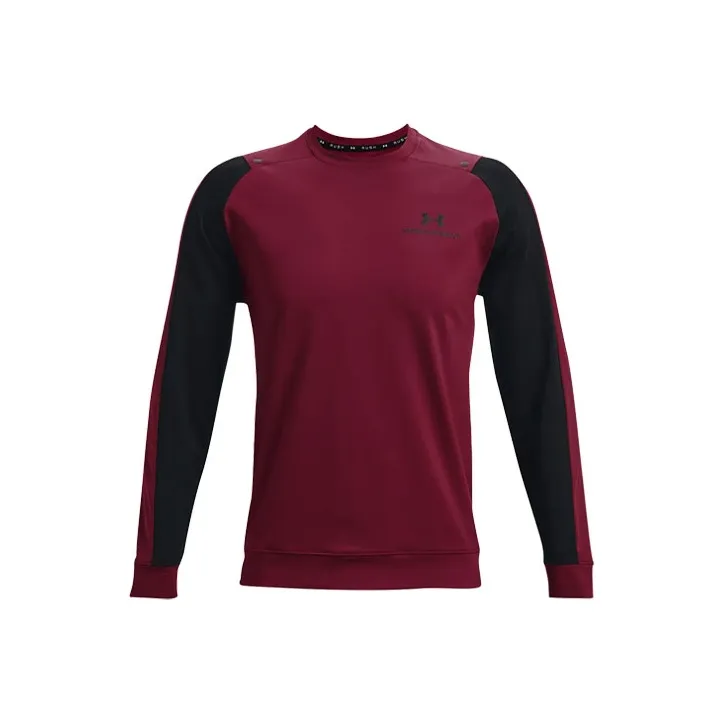 Under Armour RUSH Толстовка Мужская Темно-малиновая