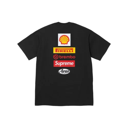 Supreme Дукати Co Брендированная Серия Унисекс Футболки