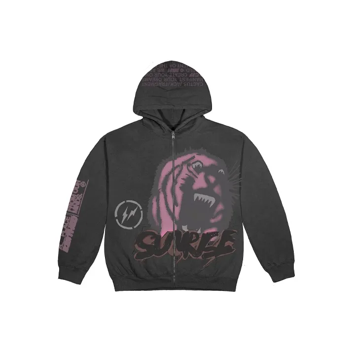 Travis Scott Cactus Jack For Fragment Sunrise Zip Up Hoodie