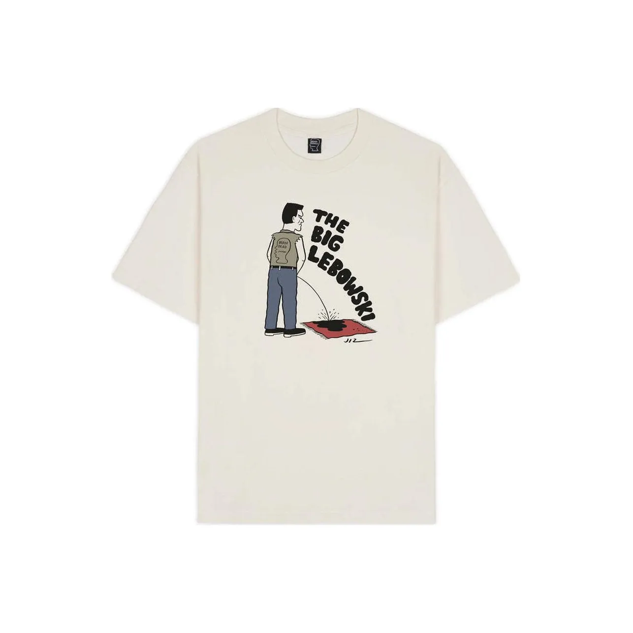 Brain Dead x THE BIG LEBOWSKI T Shirt Unisex Beige