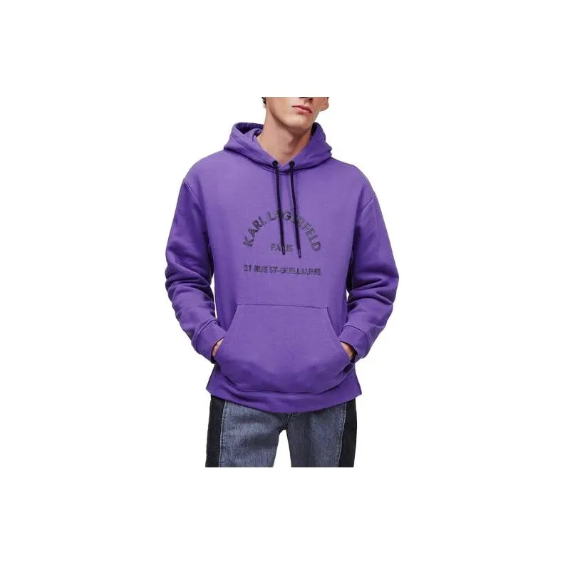 Karl Lagerfeld Толстовка Мужская Фиолетовая