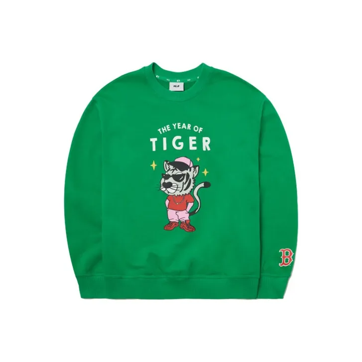 MLB Boston Red Sox Зеленый Унисекс Свитшоты