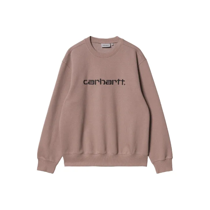 Carhartt WIP Серый Розовый Мужские Свитшоты
