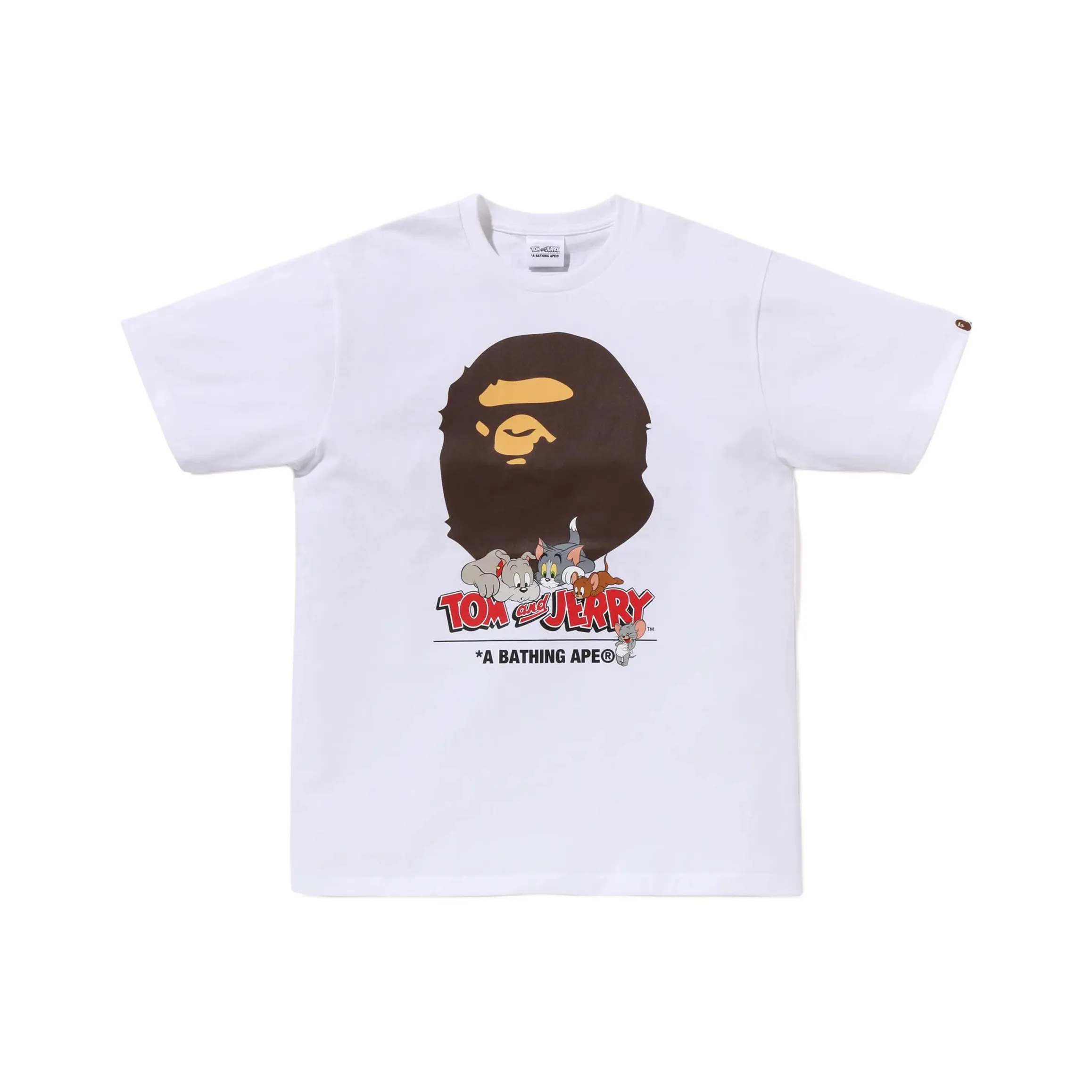 A BATHING APE Том и Джерри Co Бренд Модель T Рубашка Унисекс