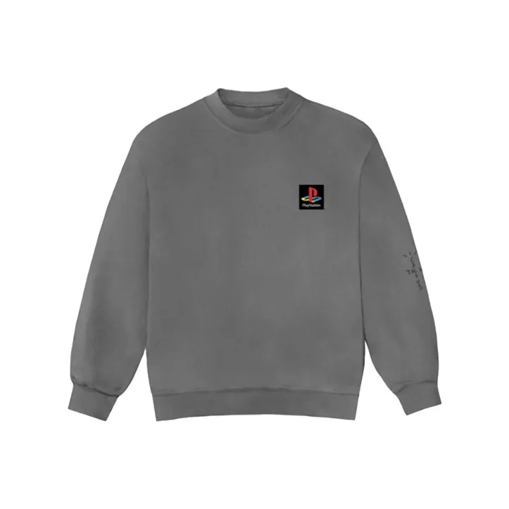 Travis Scott Серый Унисекс Свитшоты