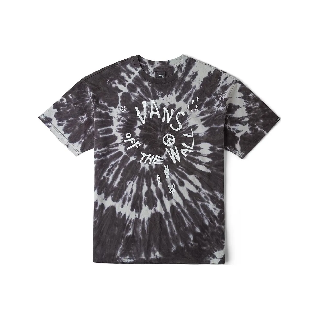 VANS T-Shirt Унисекс Черный Tie Dye