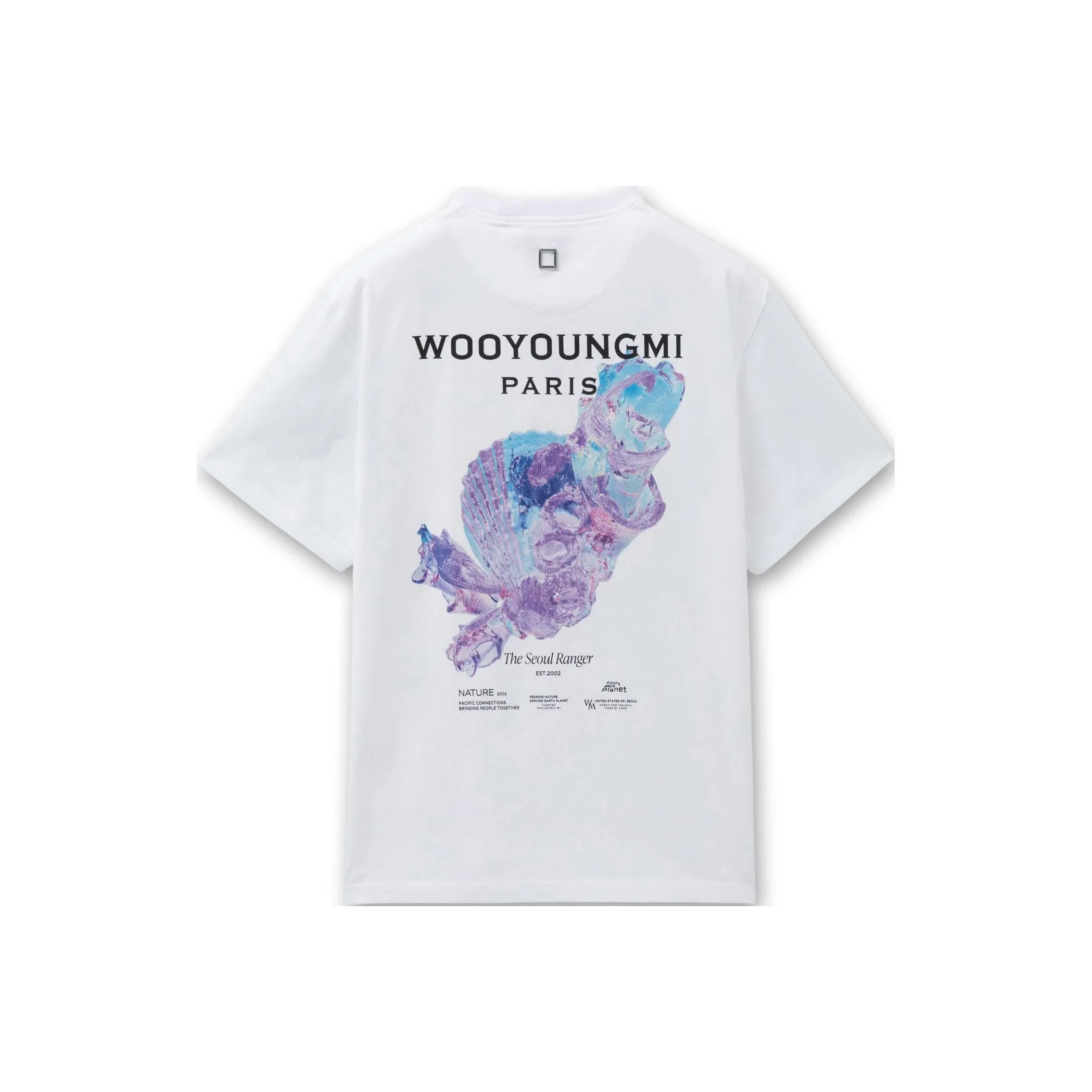 WOOYOUNGMI SS25 T-Shirt Мужской Белый