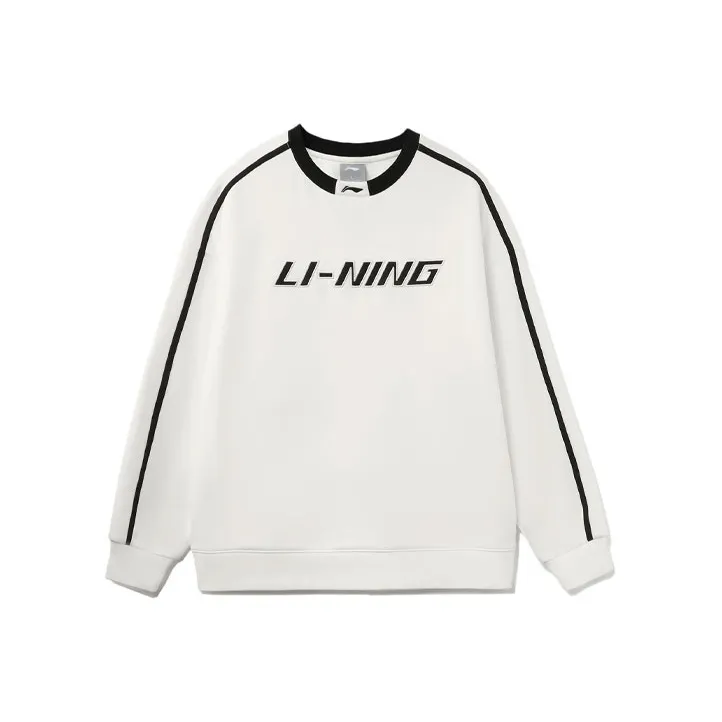 LiNing Sports Fashion Collection Sweatshirt Unisex White