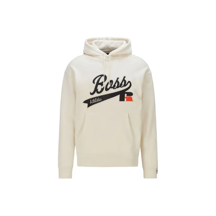 Russell Athletic X HUGO BOSS Sweatshirts Men's Ecru