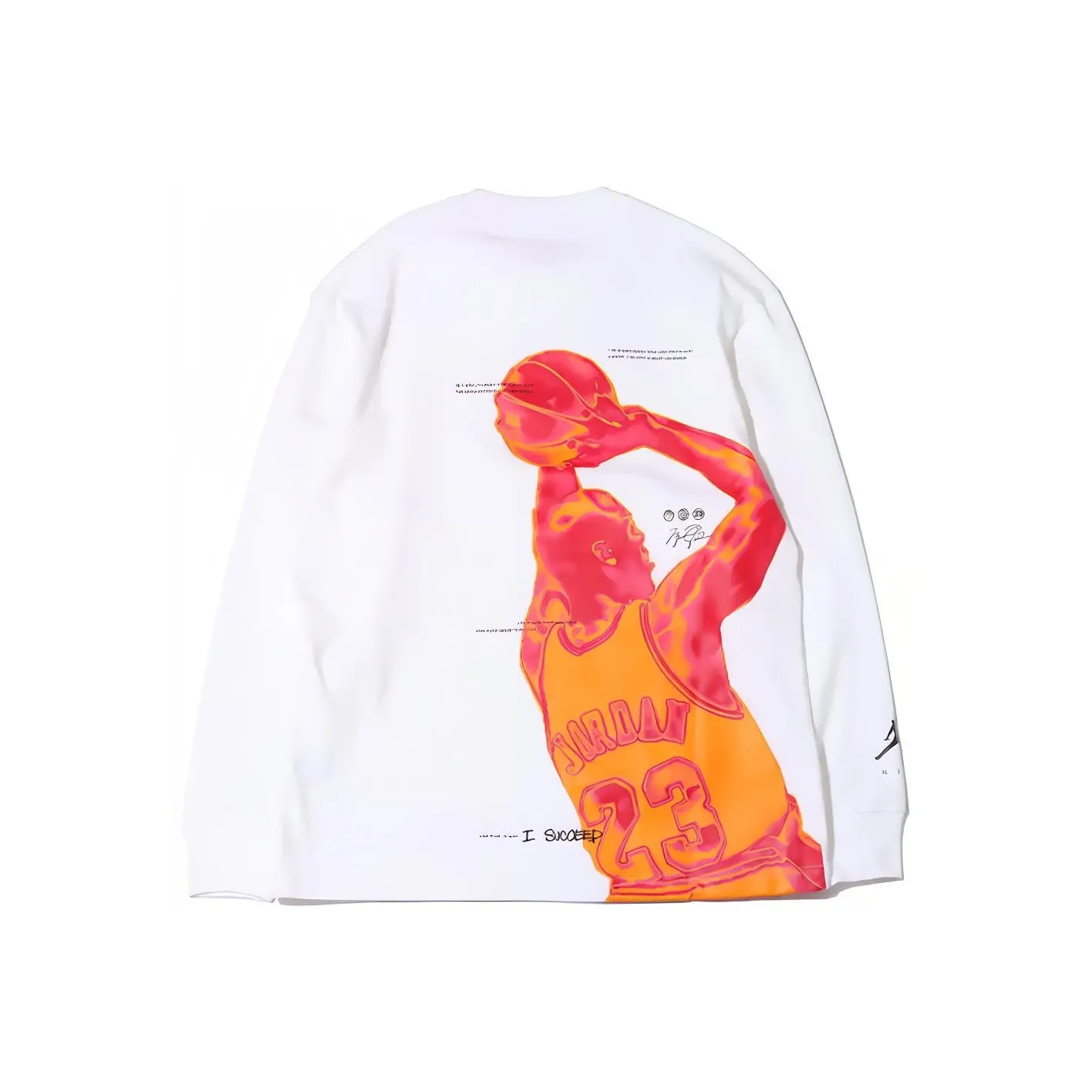 Джордан Белый Мужская Футболка