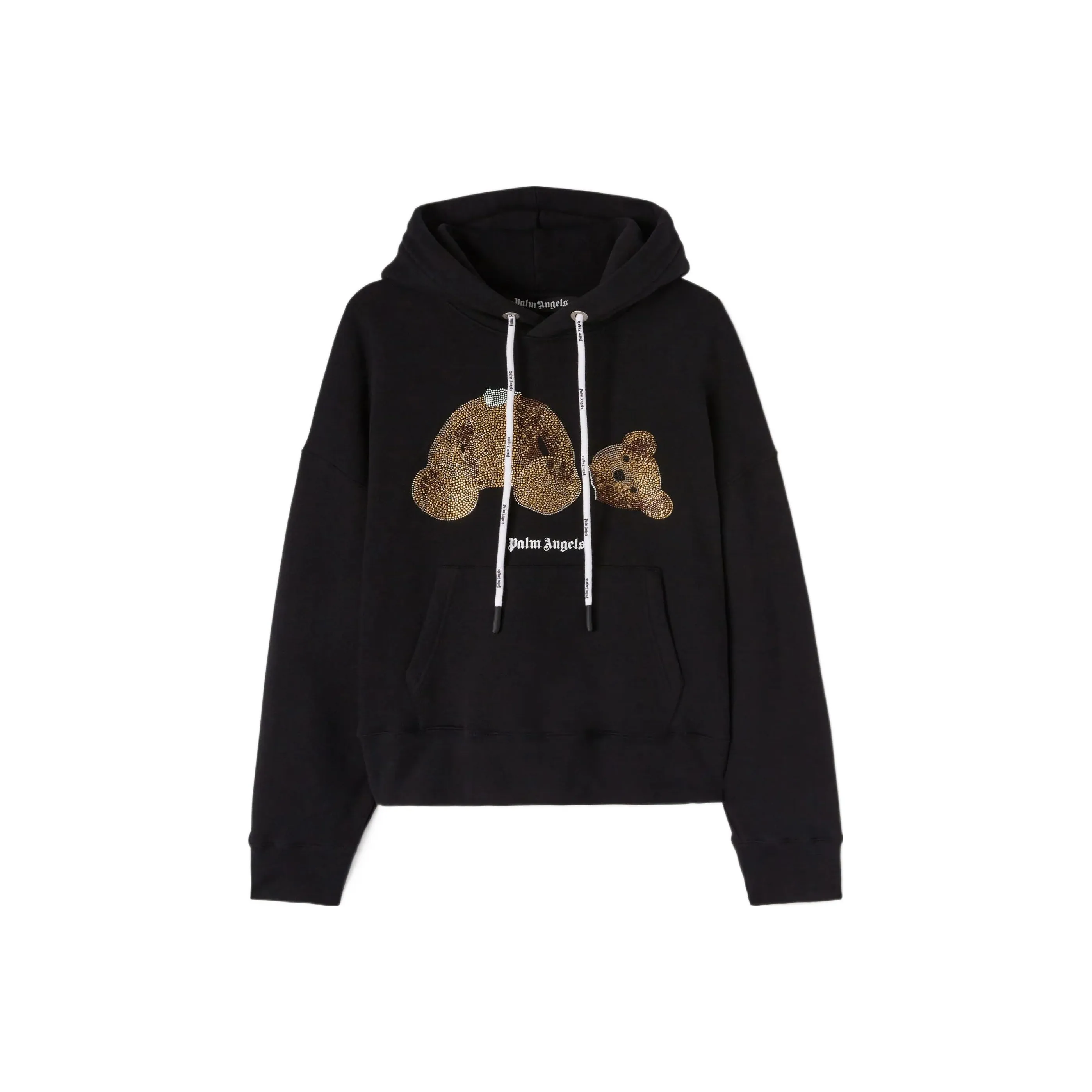 PALM ANGELS Pa Sequins Bear Hoodie