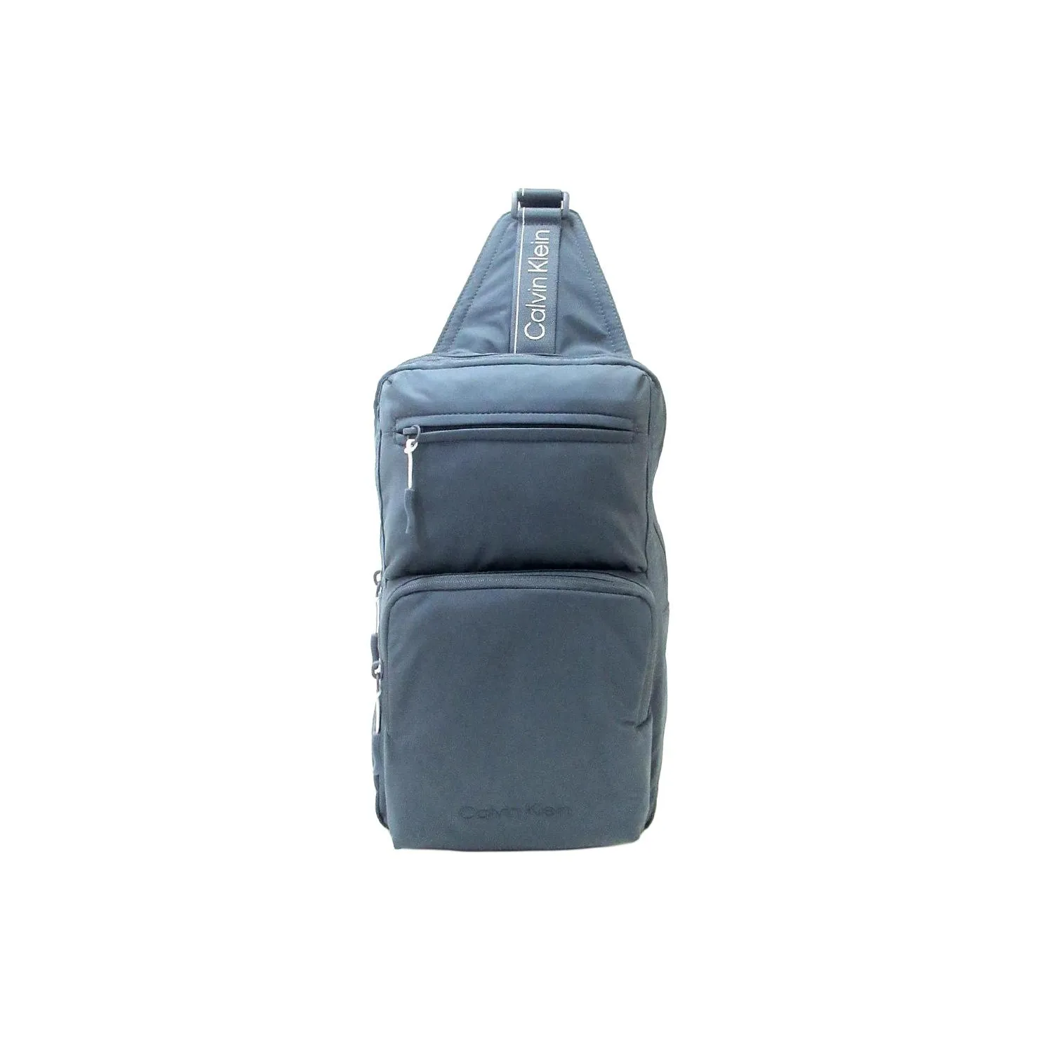 CALVIN KLEIN Polyester Sling Bag Men's Blue Gray
