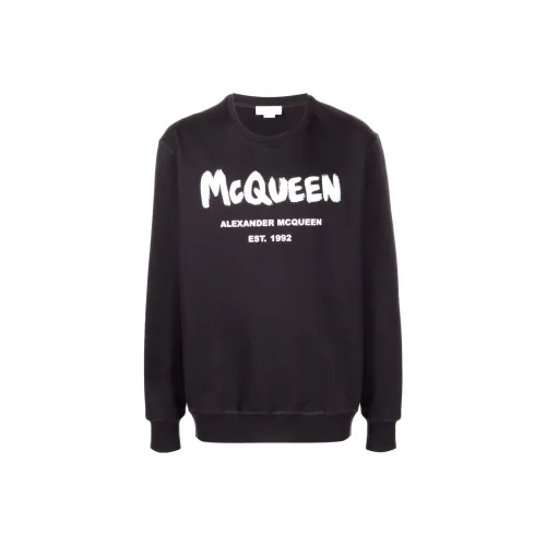 Alexander McQueen Черный Мужские Свитшоты