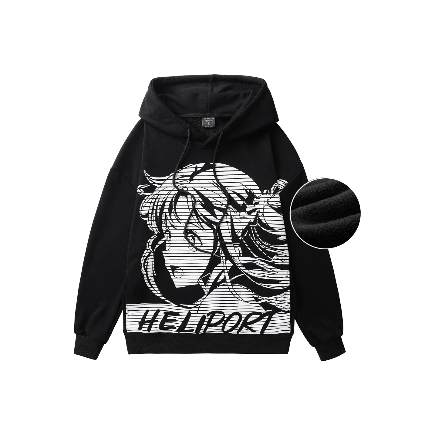 HELIPORT Свитшот Унисекс Черный