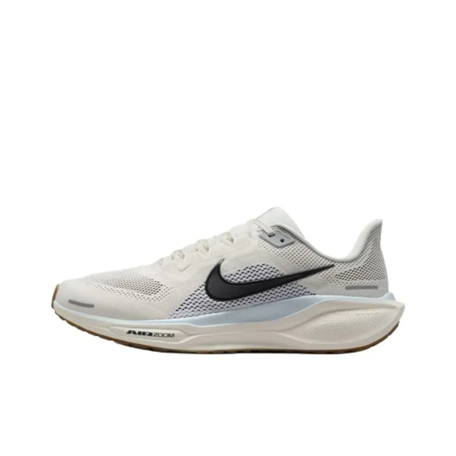 Nike Pegasus 41 Slip-resistant Abrasion-resistant Low Top Casual Running Shoes Men's Beige Gray Найк Pegasus 41 Противоскользящий Устойчивый к истиранию Низкий Топ Повседневные Беговые Кроссовки Мужские Бежевый Серый
