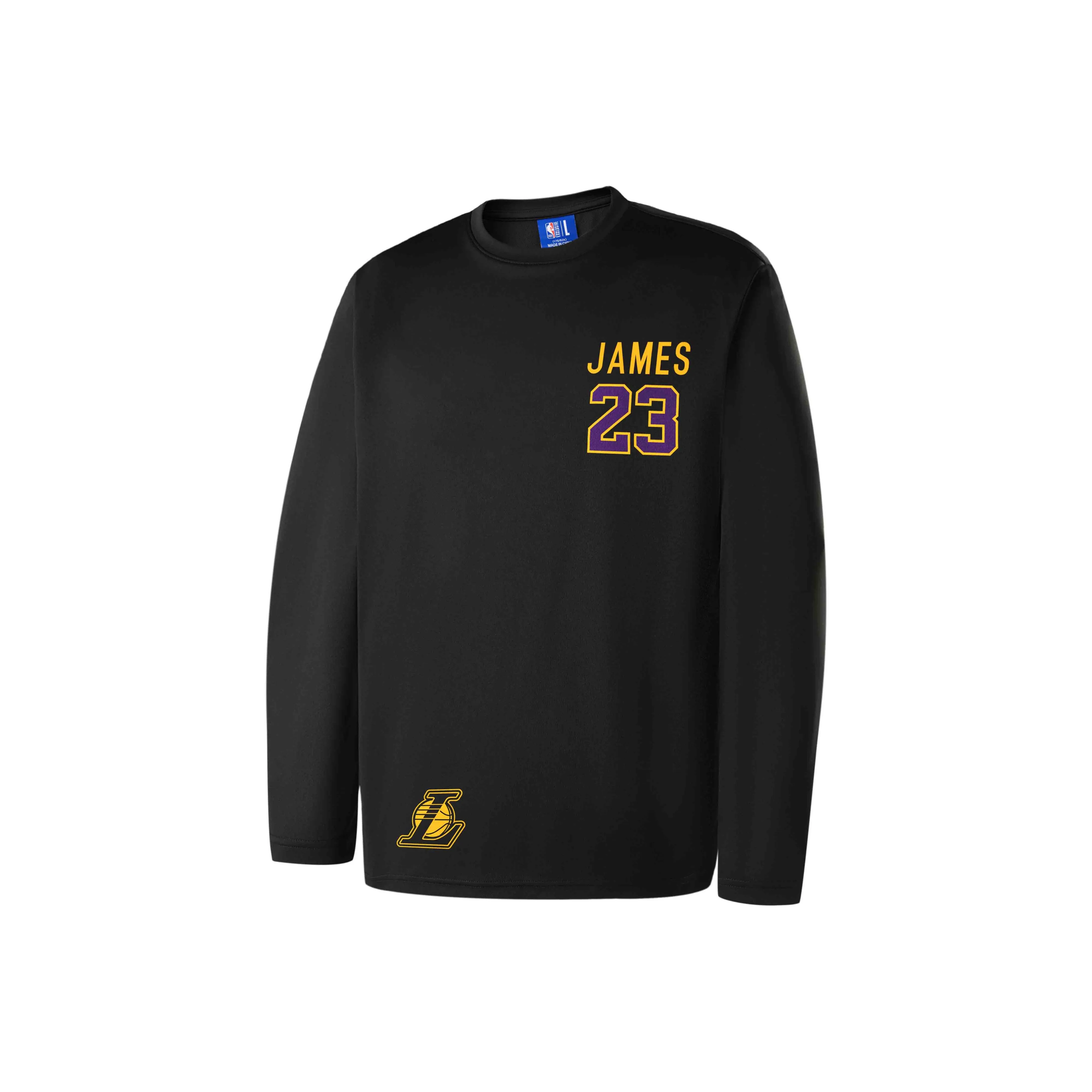 NBA Джеймс Черная Унисекс Футболка