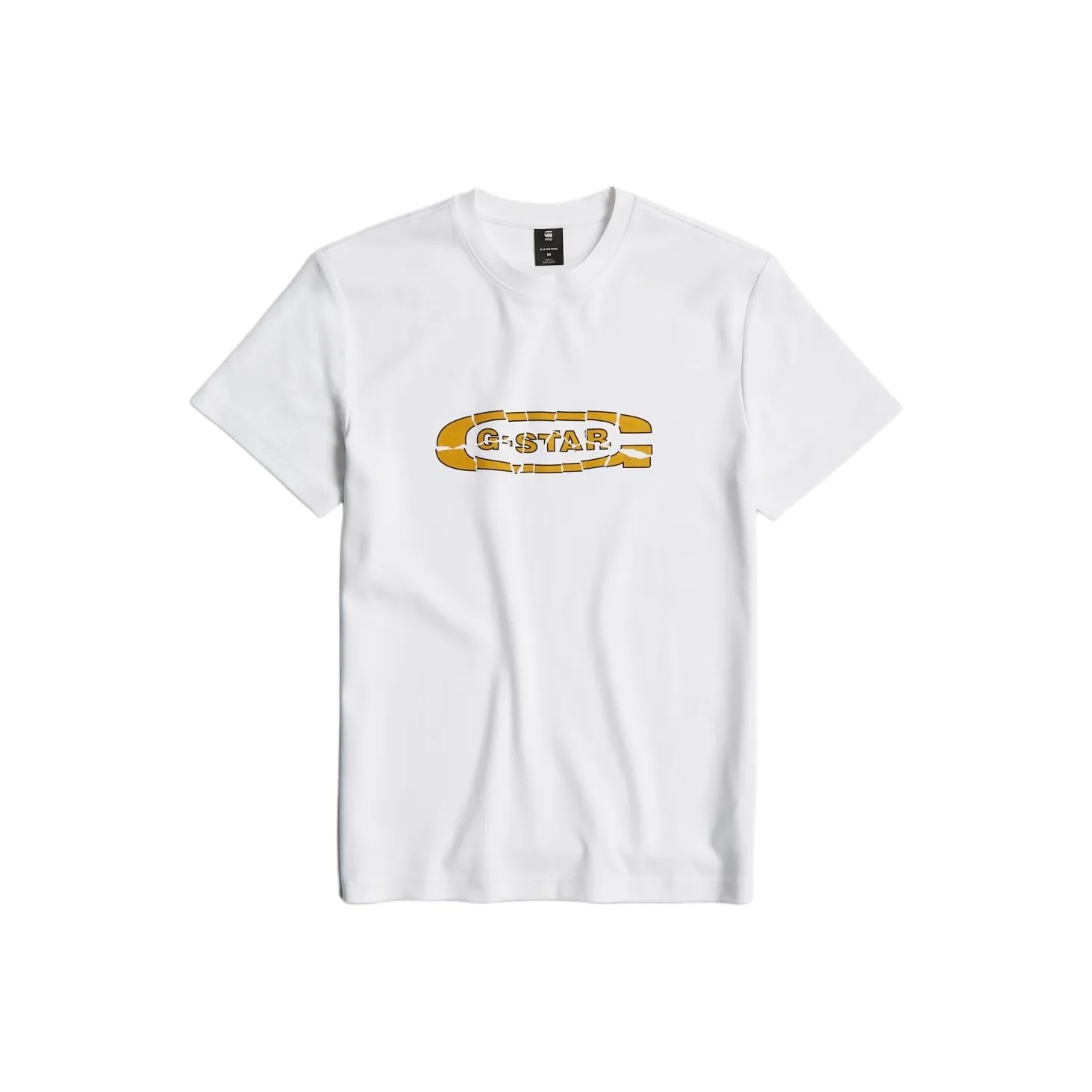 STAR Натуральная Белая Мужская T-Рубашка