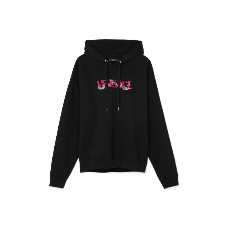 VERSACE Silver Baroque Hoodie