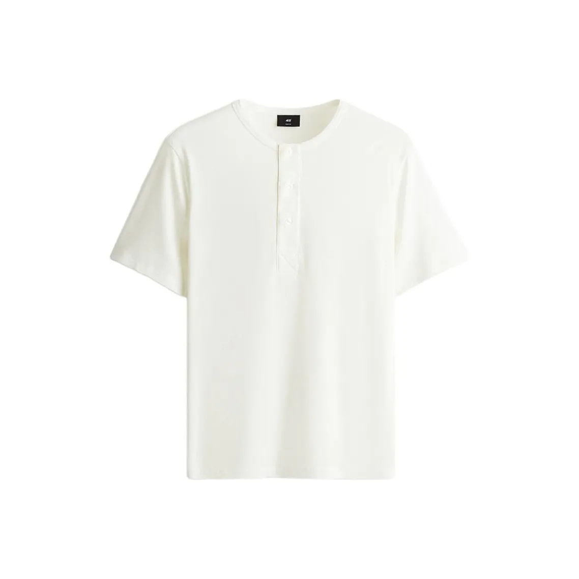 H&M T Shirts Men Cream