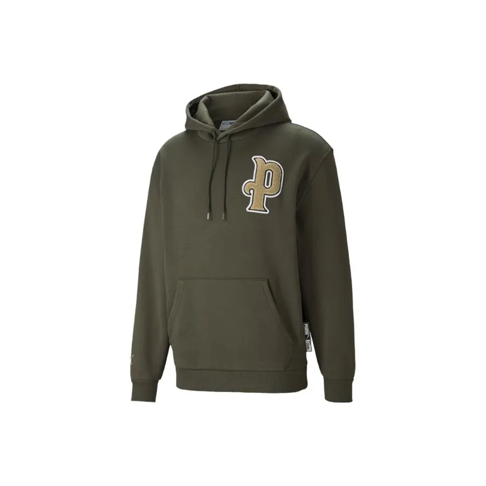 PUMA Зеленый Мужской Свитшот