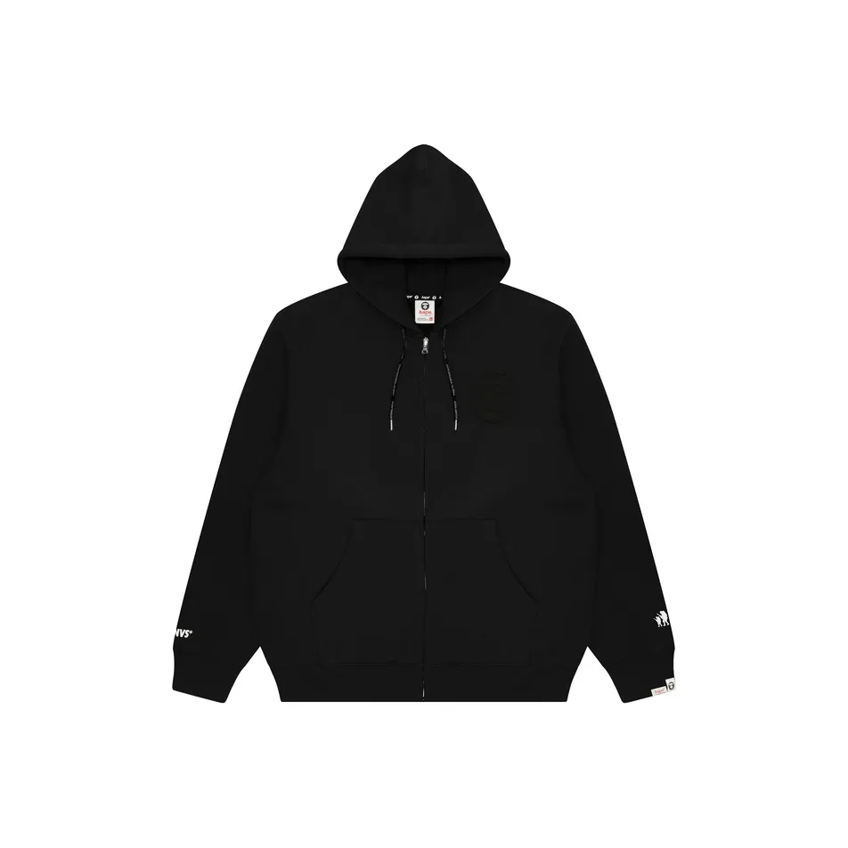 Aape Logo print Zip up Hoodie