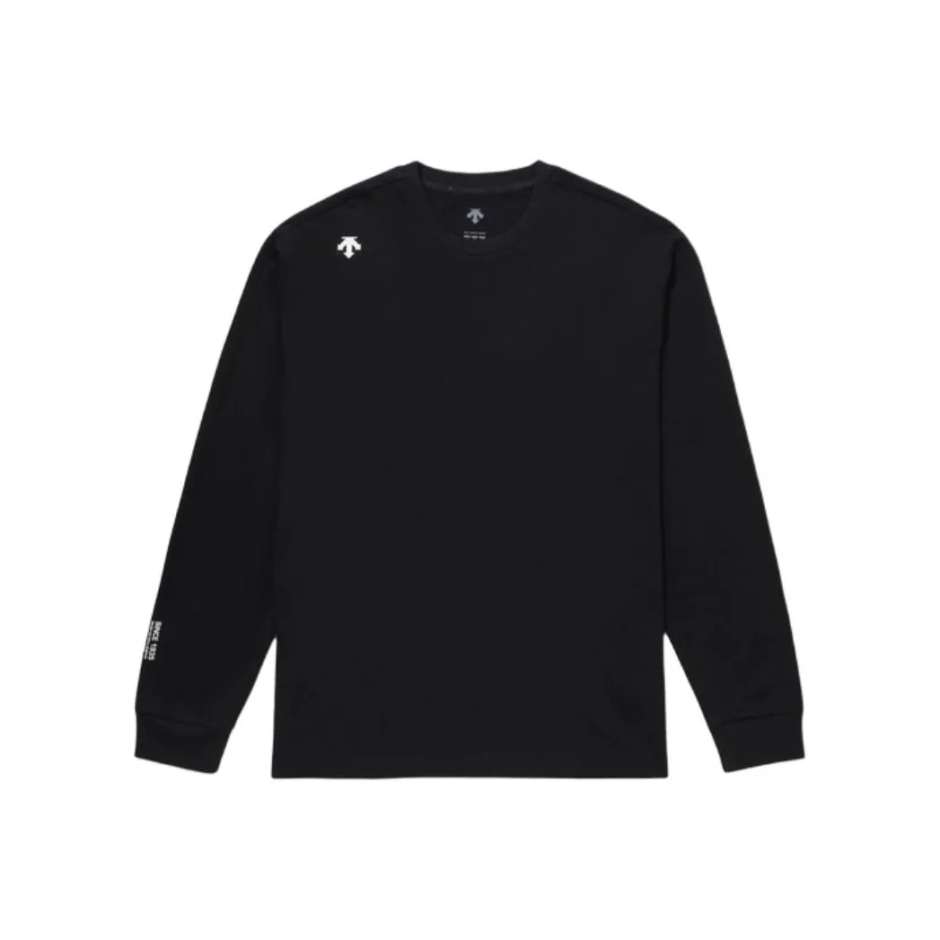 DESCENTE ESSENTIAL Series Overfit T Shirt Men's Black