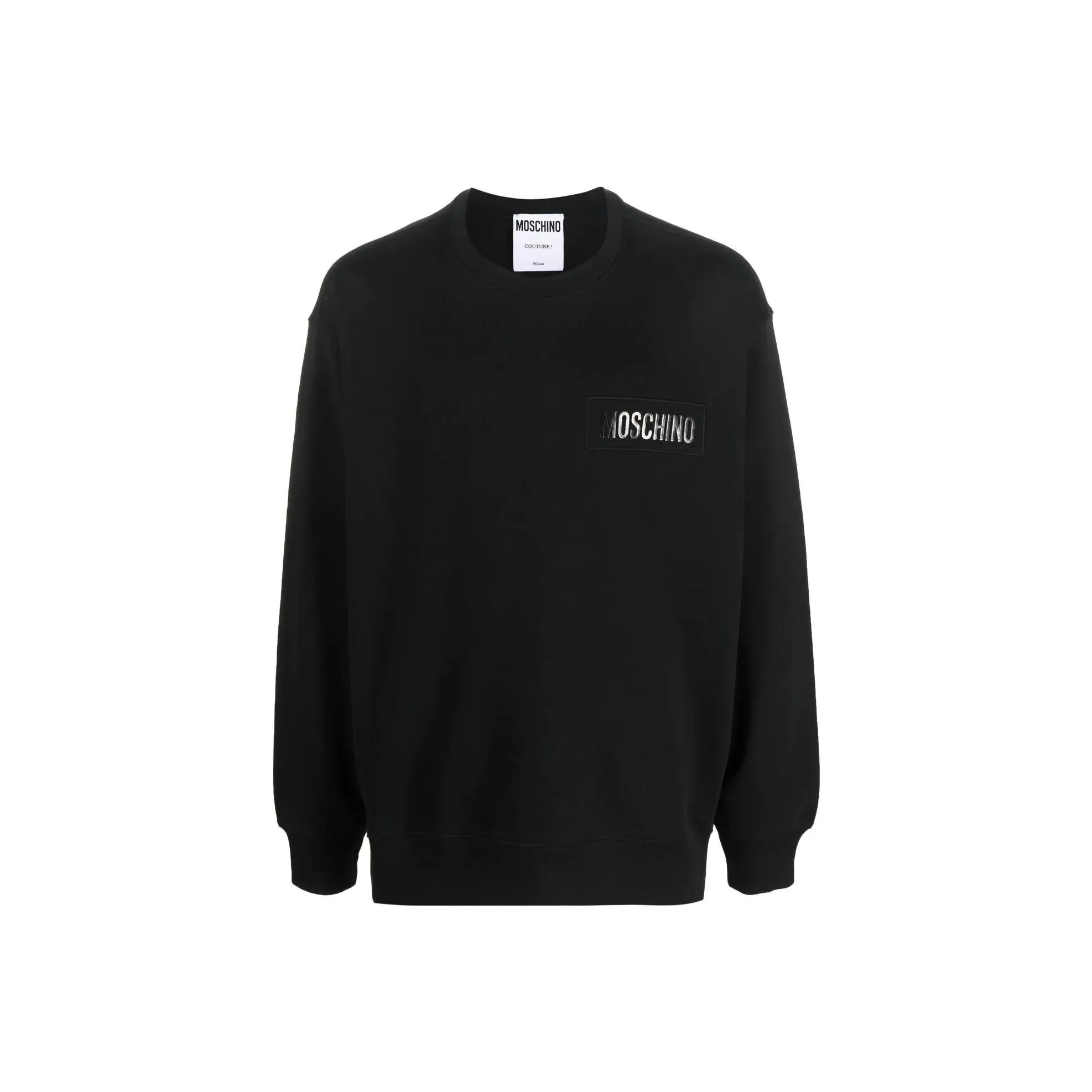 MOSCHINO Мужские черные свитшоты