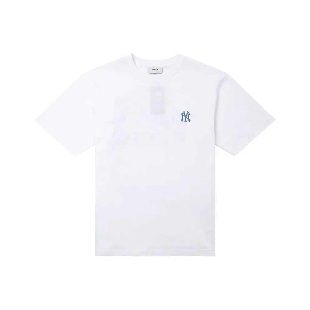 MLB Basic New York Yankees SS25 T Shirt Unisex Ecru