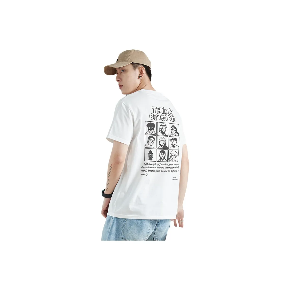 Tonlion Короткий рукав T-рубашки Мужской