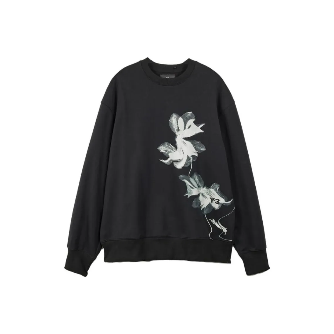 Y 3 SS24 GFX FT CREW SWEATSHIRT Унисекс Черный