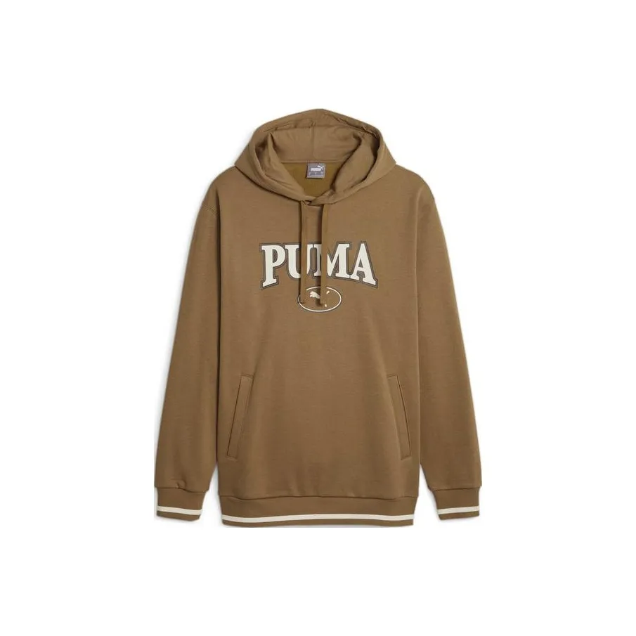 PUMA SQUAD HOODIE Sweatshirt Men's Brown