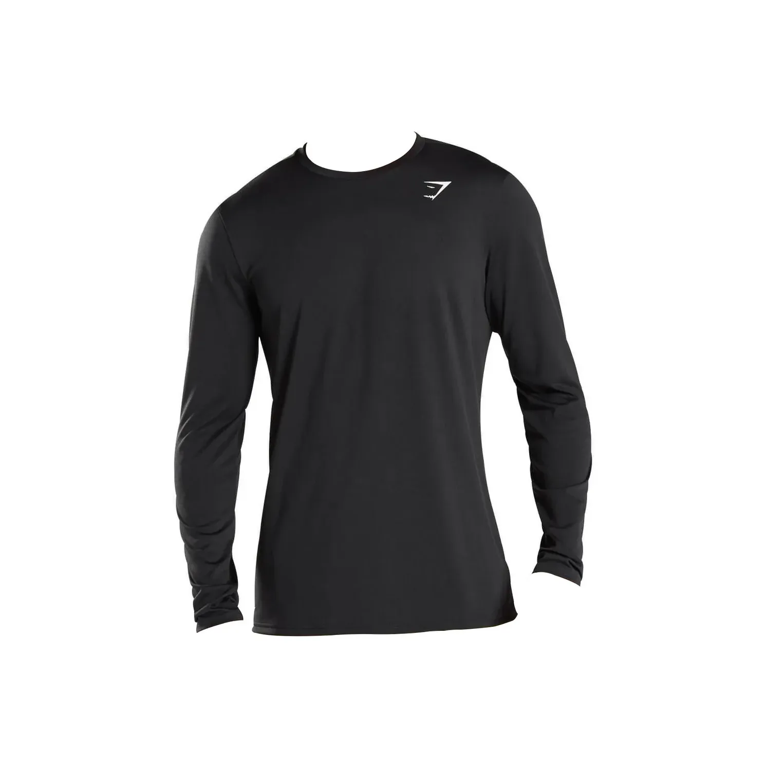 GYMSHARK Arrival Long Sleeve T-Shirt Рубашка Мужская Черная