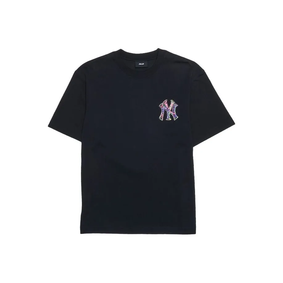 MLB Base Logo New York Yankees T-Shirt Unisex Black