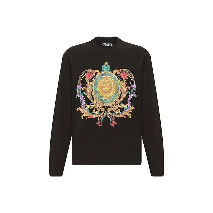 VERSACE JEANS COUTURE SS22 Sweatshirt Men's Black