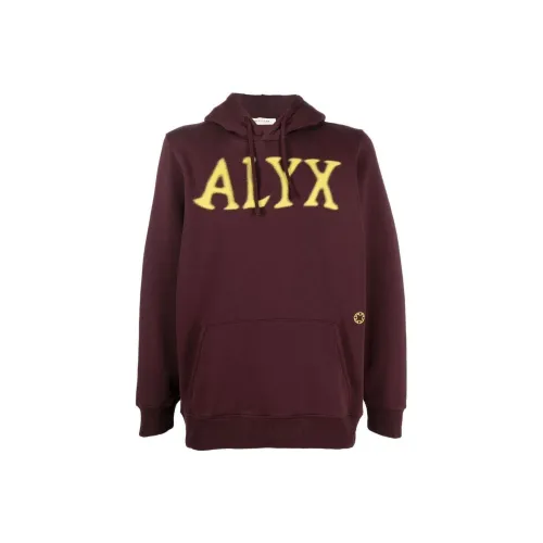 1017 Alyx 9SM Бургундский Мужские Свитшоты