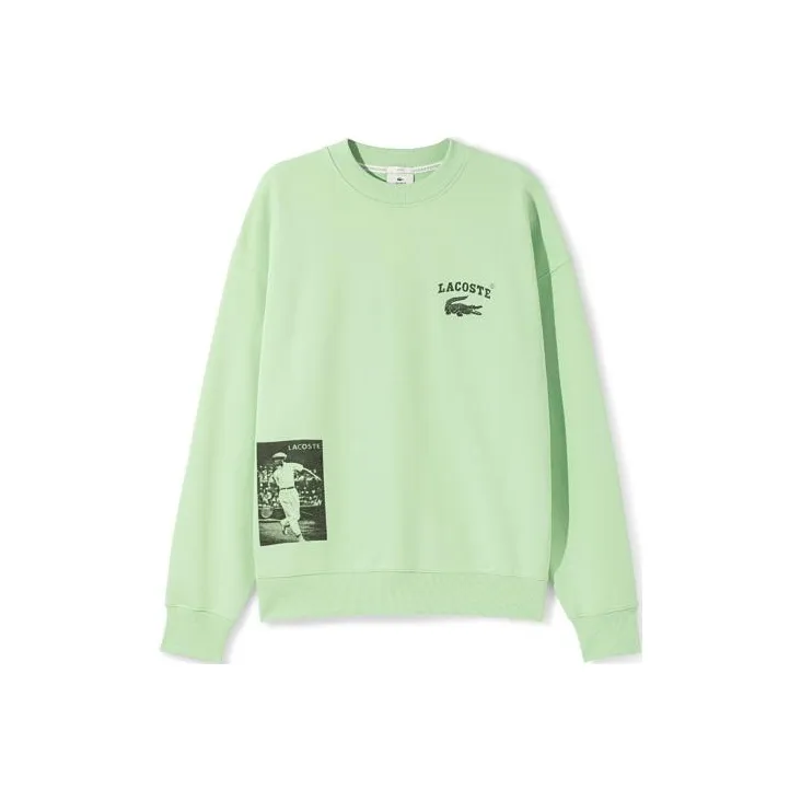 LACOSTE Collaboration SS22 Свитшот Унисекс Light Зеленый