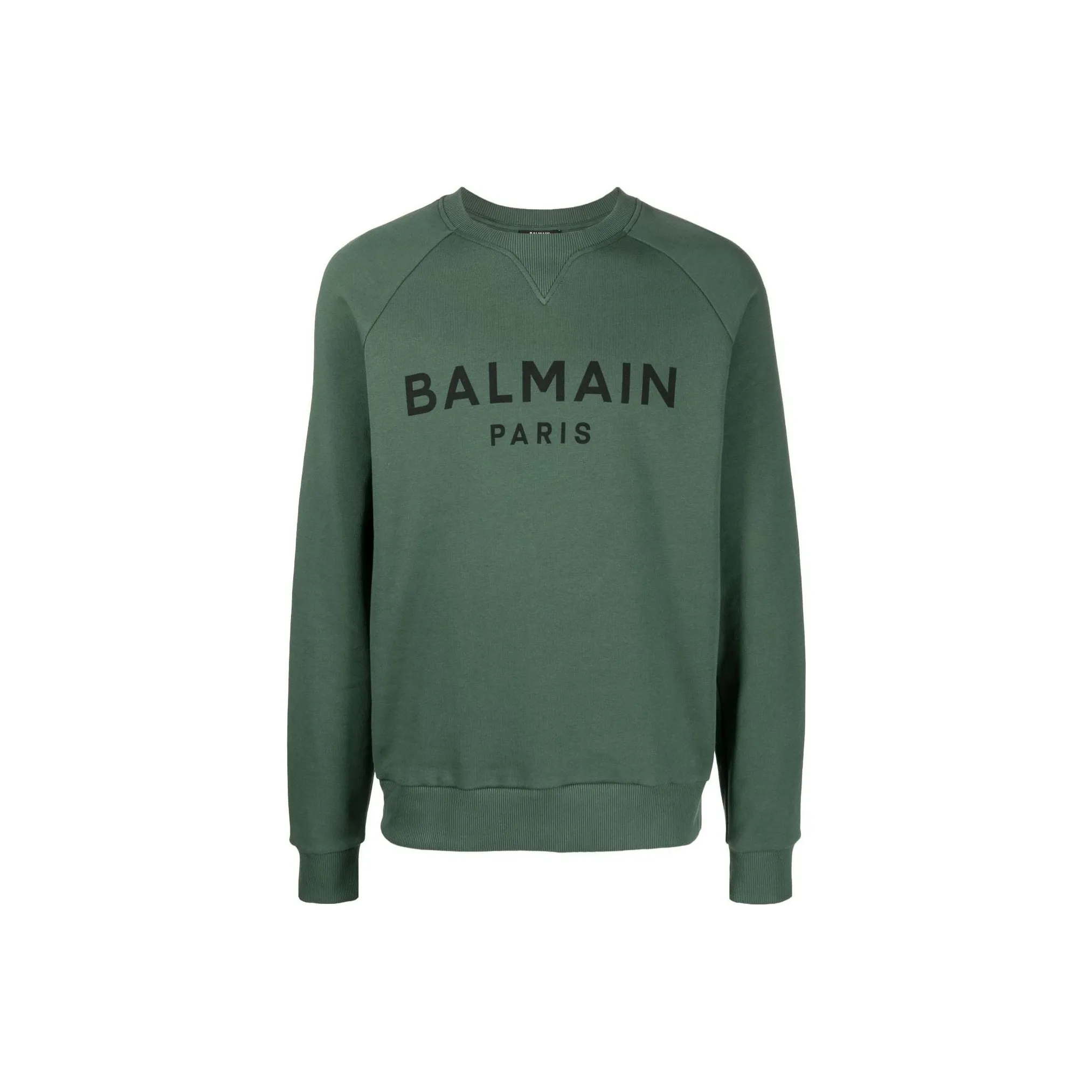 BALMAIN Зеленый Мужской Свитшот